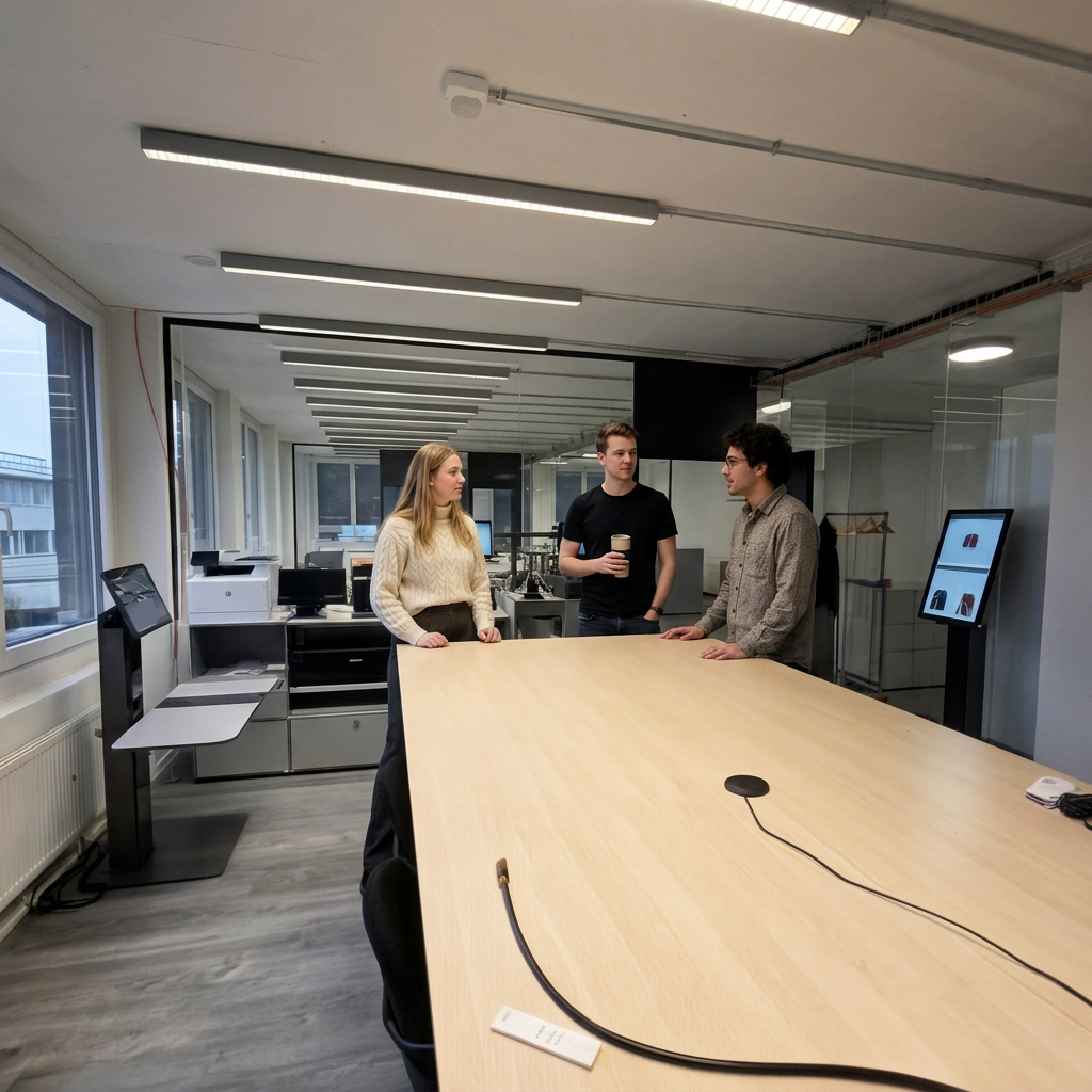 Briefing am POS-Lab Tisch, Zürich Dübendorf