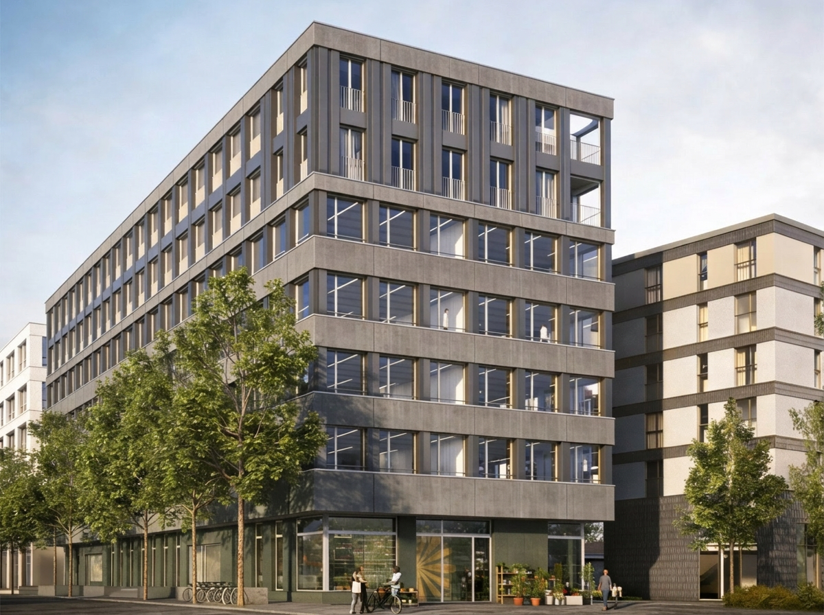 Office / Showroom Zürich Dübendorf — Aussenansicht