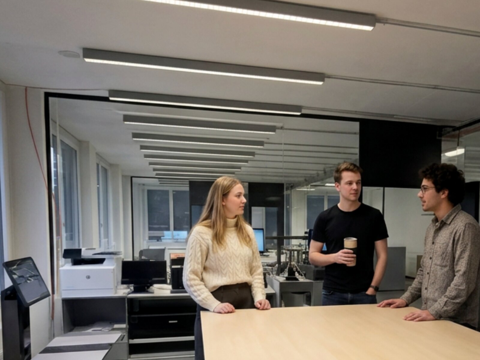 Office / Showroom Dübendorf — Innenansicht